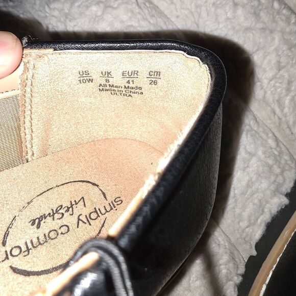 Life Stride Simply Comfort Ultra Size 10 Womens Loafer Shoe Black New - Picture 5 of 17